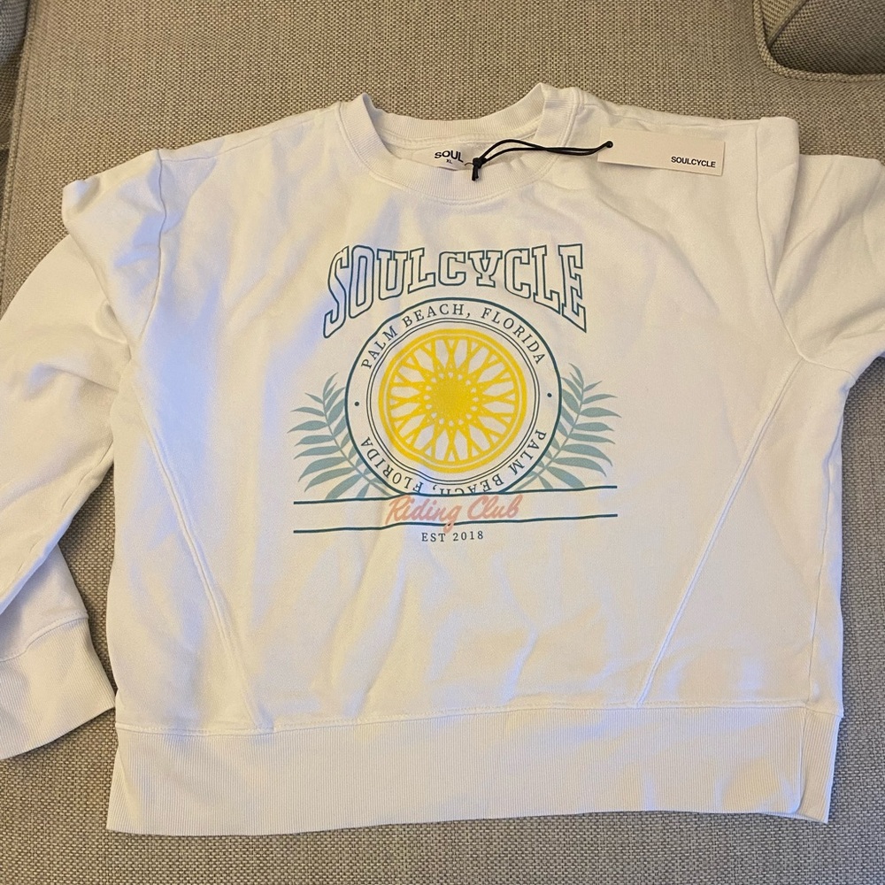 NWT Soul Cycle Palm Beach sweatshirt XL